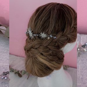 Tiara Estrellas plateada